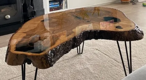 Product image of epoxy resin table